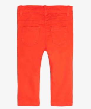 Pantalon bébé fille en coton stretch vue4 - GEMO(BEBE DEBT) - GEMO