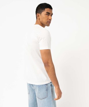 Tee-shirt homme imprimé à manches courtes vue4 - GEMO (HOMME) - GEMO