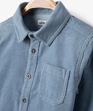 Chemise en velours côtelé bébé garçon vue2 - GEMO(BEBE DEBT) - GEMO