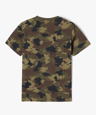 Tee-shirt imprimé manches courtes garçon vue4 - GEMO 4G GARCON - GEMO