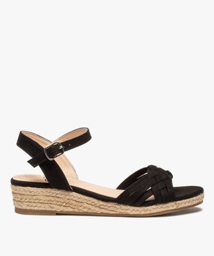 Sandales compensées avec brides tressées femme - Valentina Baldano vue1 - VALENTINA BALDA - GEMO