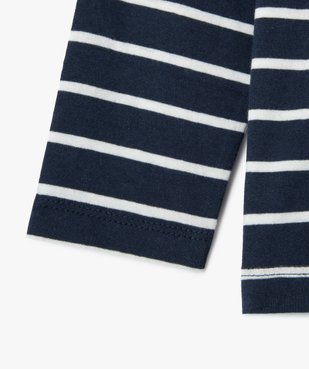 Tee-shirt rayé manches longues garçon vue2 - GEMO (ENFANT) - GEMO