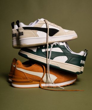 Baskets basses ST Runner V4 en cuir suédé homme - Puma vue6 - PUMA - GEMO