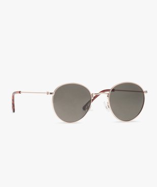 Lunettes de soleil femme monture métal forme aviator vue1 - GEMO (ACCESS) - GEMO