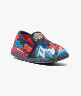 Chaussons rouges et bleus - Spiderman Marvel vue2 - SPIDERMAN - GEMO