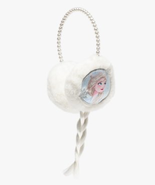 Cache-oreilles fille en matière peluche motif Reine des Neiges vue1 - REINE DES NEIGE - GEMO