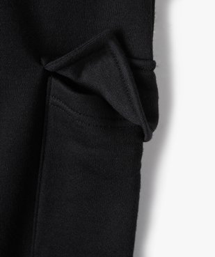 Pantalon de sport fille en molleton à poches latérales vue2 - GEMO (JUNIOR) - GEMO