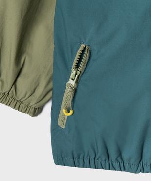 Blouson à capuche imperméable à zip magnétique garçon vue3 - GEMO 4G GARCON - GEMO