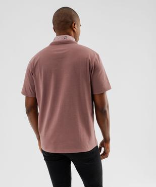 Tee-shirt manches courtes en coton uni homme vue3 - GEMO (HOMME) - GEMO