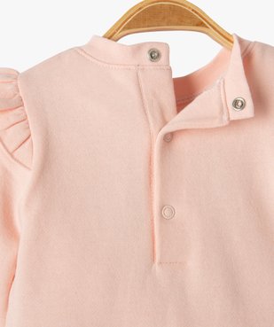 Combinaison longue imprimée en molleton bébé vue4 - GEMO(BB COUCHE) - GEMO