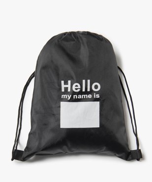 Baskets garçon contrastantes + sac de gym offert vue6 - GEMO (ENFANT) - GEMO