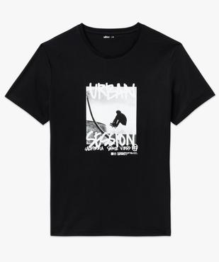 Tee-shirt manches courtes imprimé homme vue4 - GEMO (HOMME) - GEMO