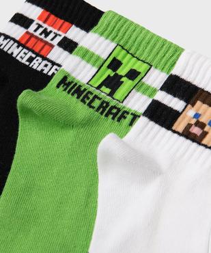 Chaussettes tige basse garçon - Minecraft vue2 - MINECRAFT - GEMO
