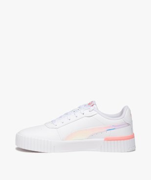 Baskets fille unies avec détail métallisé - Puma vue3 - PUMA - GEMO