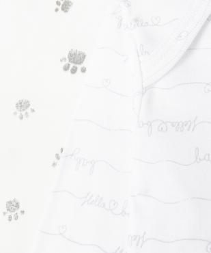 Bodies bébé à manches longues encolure américaine (lot de 5) - No gaspi vue3 - NOGASPI - GEMO