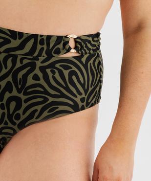 Bas de maillot de bain imprimé fantaisie femme grande taille vue2 - GEMO (PLAGE) - GEMO