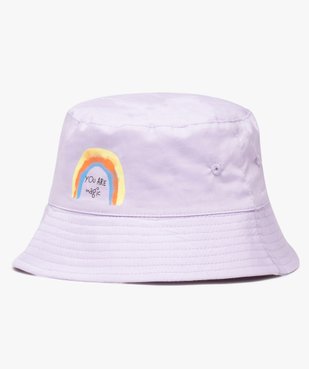 Chapeau fille forme bob multicolore réversible vue2 - GEMO (ENFANT) - GEMO