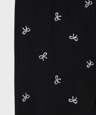 Legging imprimé en maille fine fille vue2 - GEMO 4G FILLE - GEMO