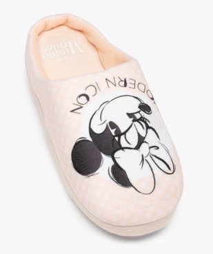 Chaussons femme mules plates Minnie - Disney vue5 - MINNIE - GEMO