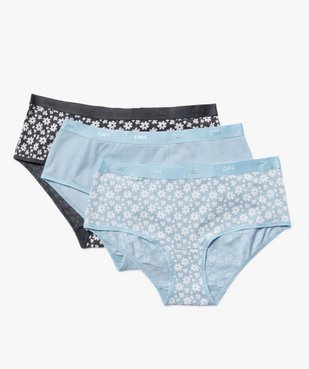 Boxers confort en coton stretch femme (lot de 3) - Les Pockets Dim vue1 - DIM - GEMO