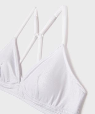 Soutien-gorge pailleté dos nageur avec mousse amovibles fille vue2 - GEMO (JUNIOR) - GEMO