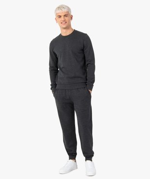 Pantalon de jogging molletonné homme vue5 - GEMO 4G HOMME - GEMO