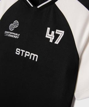 Tee-shirt de sport à manches courtes avec inscriptions garçon vue2 - GEMO (ENFANT) - GEMO