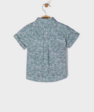 Chemise manches courtes à motifs fleuris bébé garçon vue3 - GEMO(BEBE DEBT) - GEMO