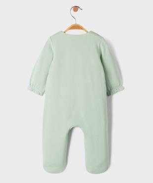 Pyjama en molleton gratté à ouverture devant bébé vue3 - GEMO 4G BEBE - GEMO