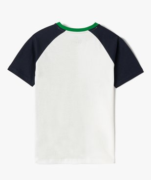 Tee-shirt garçon multicolore avec inscription poitrine - Camps United vue4 - CAMPS UNITED - GEMO