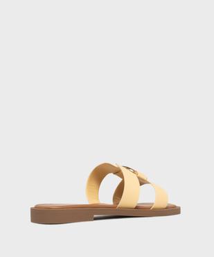 Mules plates avec bijou sur le dessus femme - Follow Me vue5 - FOLLOW ME - GEMO