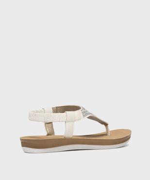 Sandales à entredoigt avec strass femme - Emilia Rosa vue4 - EMILIA ROSA - GEMO