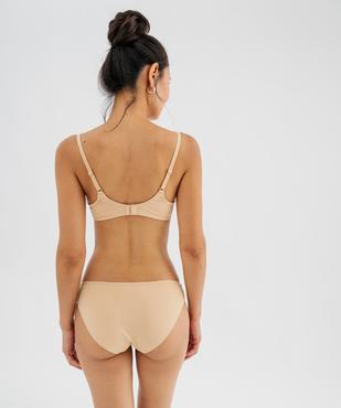 Soutien-gorge corbeille en microfibre femme vue3 - GEMO 4G FEMME - GEMO