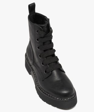 Boots femme à semelle plateforme crantée – Tom Tailor vue5 - TOM TAILOR - GEMO