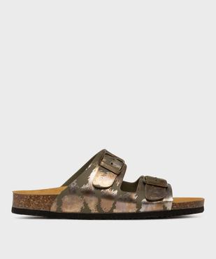 Sandales brillantes à semelle intérieure cuir anatomique femme vue1 - VALENTINA BALDA - GEMO