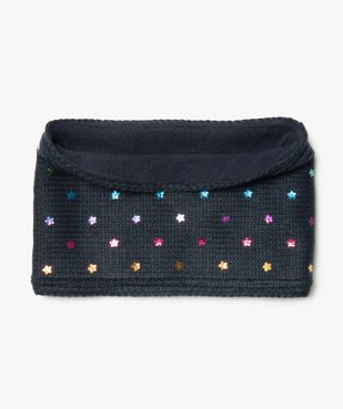 Écharpe snood bébé fille à étoiles irisées multicolores vue1 - GEMO(BEBE DEBT) - GEMO