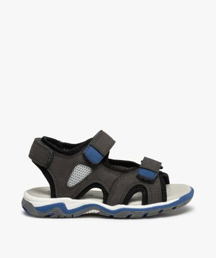Sandales sport garçon multi-matières à brides scratch vue1 - GEMO (ENFANT) - GEMO