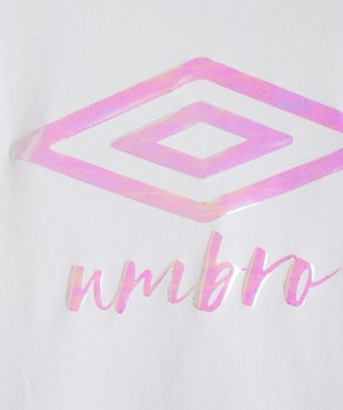 Tee-shirt fille avec large logo brillant - Umbro vue2 - UMBRO - GEMO