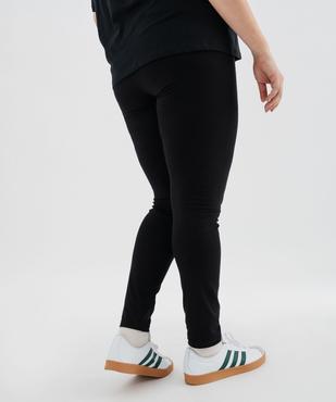 Legging femme grande taille uni en coton stretch vue13 - GEMO 4G GT - GEMO