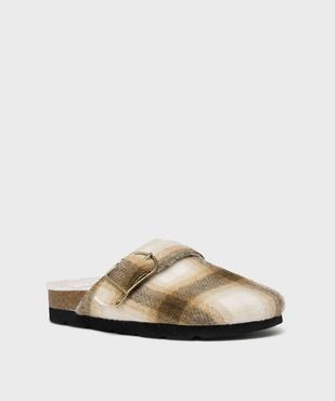 Chaussons sabots doublés sherpa femme - Roadsign vue2 - ROADSIGN - GEMO