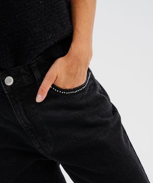 Jean straight taille haute longueur 7/8ème femme vue2 - GEMO 4G FEMME - GEMO