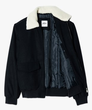 Blouson homme laine avec col amovible vue5 - GEMO (HOMME) - GEMO