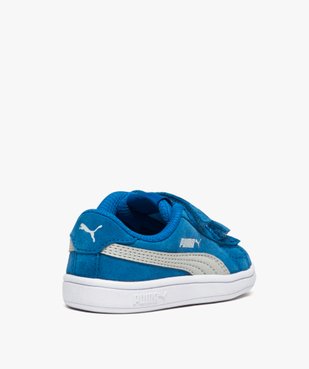 Basket bébé dessus cuir suédé à scratchs - Puma vue4 - PUMA - GEMO