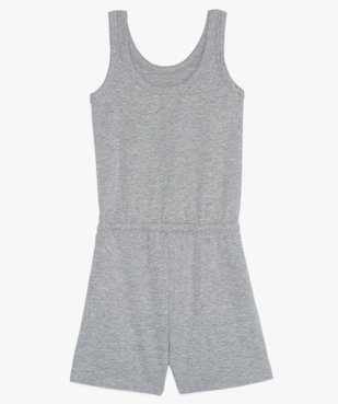 Combishort fille sans manches en jersey vue2 - GEMO (JUNIOR) - GEMO