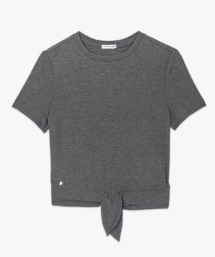 Tee-shirt femme avec lien à nouer - LuluCastagnette vue4 - LULUCASTAGNETTE - GEMO