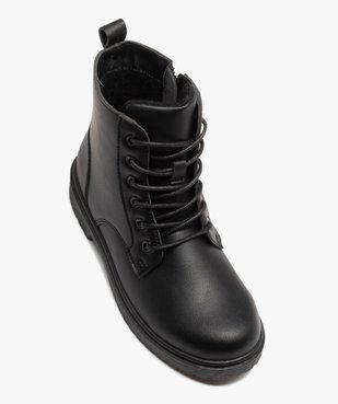 Boots à lacets et semelle crantée fille vue5 - GEMO (ENFANT) - GEMO