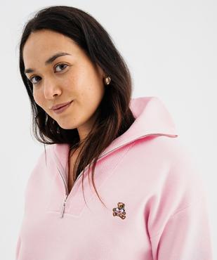 Pull col camionneur femme - LuluCastagnette et Alizée vue5 - LULU CASTAGNETTE G4G D - GEMO