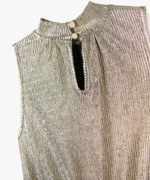 Robe de soirée scintillante sans manches fille vue3 - GEMO (ENFANT) - GEMO