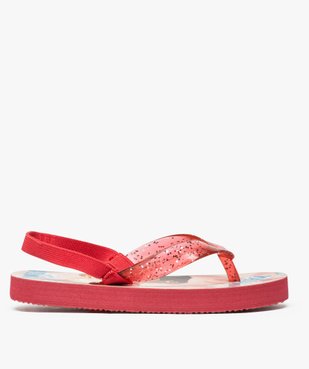 Tongs fille avec brides pailletées et élastique - Vaïana vue2 - VAIANA - GEMO