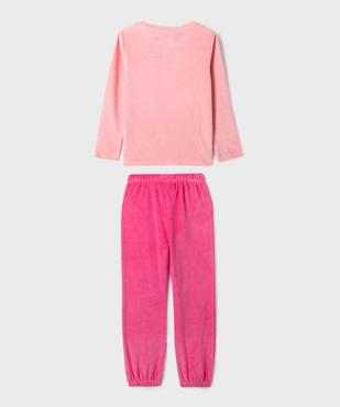 Pyjama en velours avec motif chat fille - Hello Kitty vue3 - HELLO KITTY - GEMO